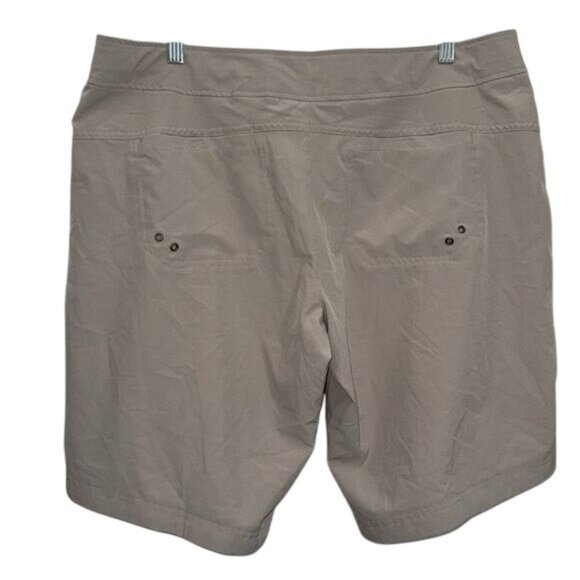 Free Country Mens XXL Taupe Drawstring Board Shorts - Picture 8 of 11